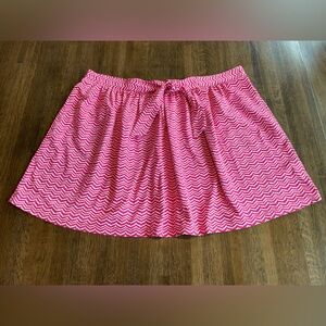 Vineyard vines Mini Skirt Pink Chevron Classic Summer- size XL